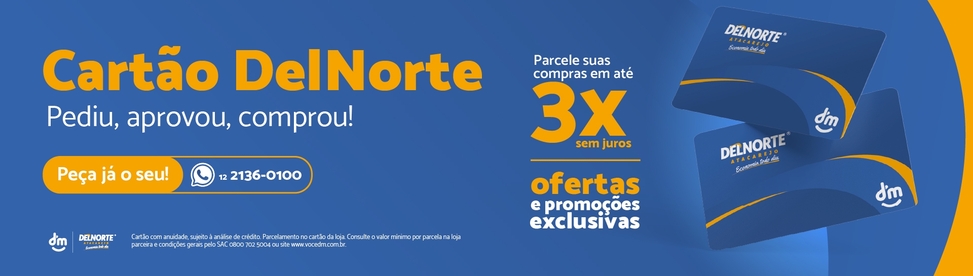 CARTÃO DELNORTE - BENEFICIOS